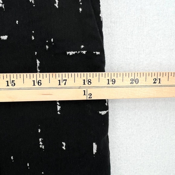 NARCISO RODRIGUEZ Pants Womens 46 Black Pattern Slim fit Tapered Legging Ankle - Picture 14 of 16